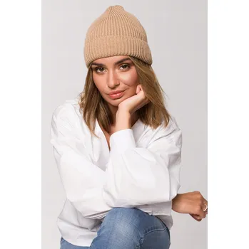 Čepice BE Knitwear zimní čepice beanie béžová, univerzální velikost