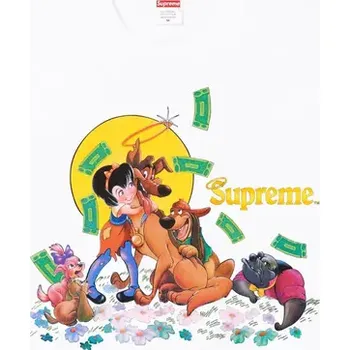 Pánské tričko Supreme All Dogs Go To Heaven Tee White Velikost: L