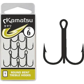 Rybářský háček Trojháčky Kamatsu ROUND BENT TREBLE Velikost 1