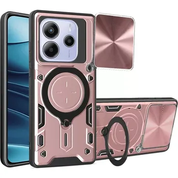 Pouzdro na mobilní telefon Kryt Xiaomi Redmi Note 14 5G Techsuit CamGuard Pro - rose gold