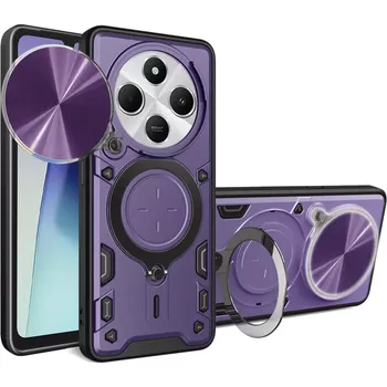 Pouzdro na mobilní telefon Kryt Xiaomi Redmi 14C / Poco C75 Techsuit CamGuard Pro - fialový