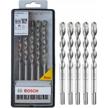 Vrták BOSCH Vrták do betonu sds-plus X5L 10 x 110 / 165 mm 5 kusů