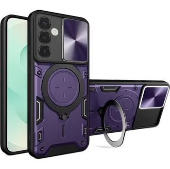 Pouzdro na mobilní telefon Kryt Samsung Galaxy S25 Plus Techsuit CamGuard Pro - fialový