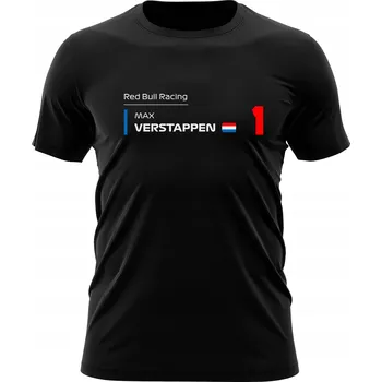 Pánské tričko TRIČKO PÁNSKÉ MAX VERSTAPPEN 1 T-SHIRT RED BULL F1 DÁREK PRO KLUKA, L