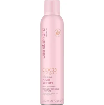 Stylingový přípravek Lee Stafford CoCo LoCo Agave HairSpray Silný lak na vlasy 250 ml Veganský