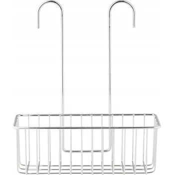 Drátěná police Závěsná sprchová polička pod baterii, chrom 08432 Bisk