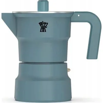 Příprava kávy PEZZETTI SOLIDEXPRESS Smaltovaná moka konvička (3 šálky) Antická tyrkysová