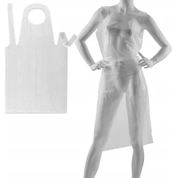 OCHRANNÁ FÓLIOVÁ ZÁSTĚRA BÍLÁ LDPE 12 µm - 70x110 CM - 100 KS - CHILA