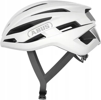 Cyklistická přilba Cyklistická helma ABUS StormChaser ACE Polar white - Velikost M