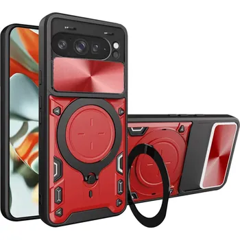 Pouzdro na mobilní telefon Kryt Google Pixel 9 Pro XL, Techsuit CamGuard Pro - červený