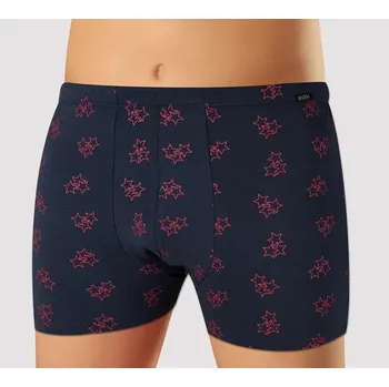 Boxerky Boxerky Andrie modalové PS 5937 hvězdičky tmavě modré Barva: tmavě modrá, Velikost: 2XL