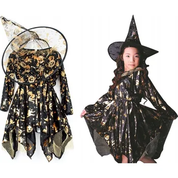 Karnevalový kostým Kostým Čarodějnice del-sol vel. 110-122