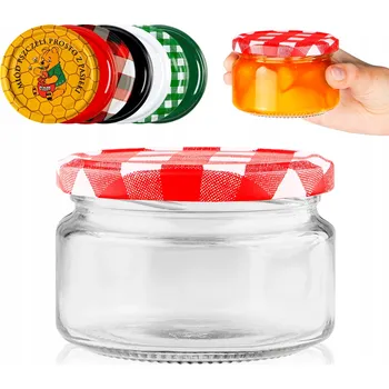 Sklenice Skleněná zavařovací sklenice SuperButelki 250 ml, 10 ks