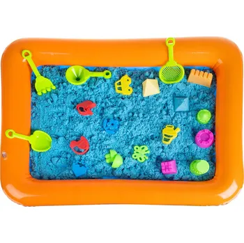 Hračka na písek Kinetický písek SADA KINETICKÝ PÍSEK + FORMIČKY 4 barvy 3 kg