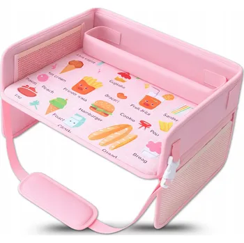 Organizér do auta Skládací stolek do auta pro děti - organizér na hraní a jídlo