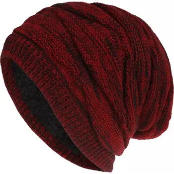 Čepice Bez značky zimní čepice beanie červená, velikost 58