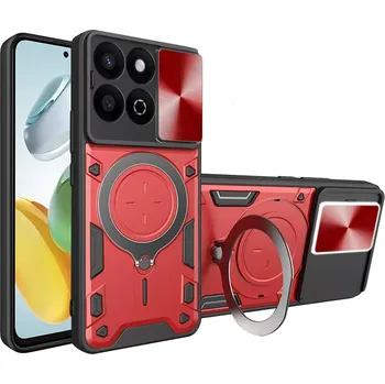 Pouzdro na mobilní telefon Kryt Honor 200 Smart / X7c Techsuit CamGuard Pro - červený