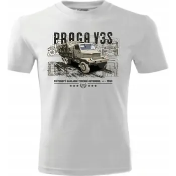 Pánské oblečení Tričko STRIKER Tričko STRIKER Praha V3S Barva: Bílá, Velikost: S