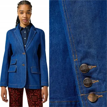 Dámské sako Wrangler BLAZER JACKET Nenošené dámské džínové sako vypasovaného střihu sako L