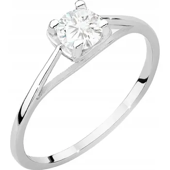 Prsten STŘÍBRNÝ PRSTÝNEK Klasický 925 s ZIRKONEM vel. 16