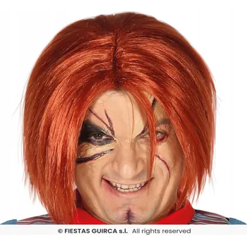 Panenka Guirca paruka krátké vlasy kaštanová