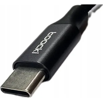 Sluchátka Adaptér TOOCKI jack 3,5 mm – USB-C pro sluchátka Samsung Doogee