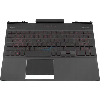 Šasi notebooku Palmrest + klávesnice HP Omen 15-dc1019nw 15-dc0001na / Red LED