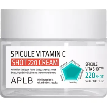 Pleťový krém APLB Spicule Vitamin C Shot 220 Cream krém s mikrojehličkami a vitaminem C 55 ml
