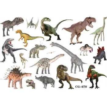 Tetování Tetování Dinosauři – Prehistorické Dobrodružství pro Děti (1 ks)