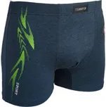 FANNIFEN Pánské bavlněné boxerky Sport G5183 Barva: Zelená, Velikost: L