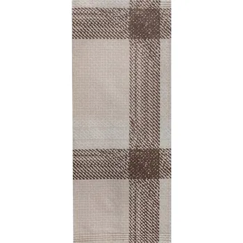 Papírový ubrousek Papírová kapsička na příbory Infibra Kostka hnědá, bílý ubrousek, 125ks