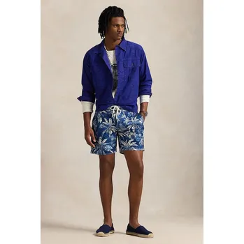 Plavkové šortky Polo Ralph Lauren tmavomodrá barva, 710957409 59A, vel. 32