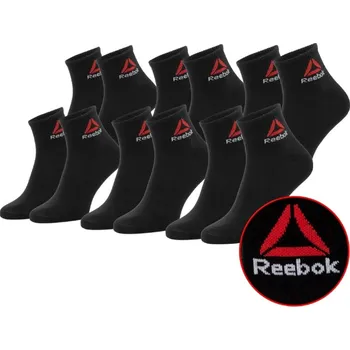 Dámské ponožky Ponožky Reebok D0850 02 černé, velikost 37-39