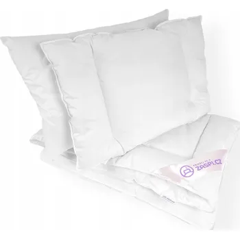 Polštář Dětský set duté vlákno přikrývka + 2x prošitý polštář - bílý 199/BAV3