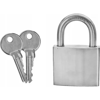 Visací zámek Visací zámek 38 mm + 2 klíče v sadě, zabezpečení skříňky, zavazadla
