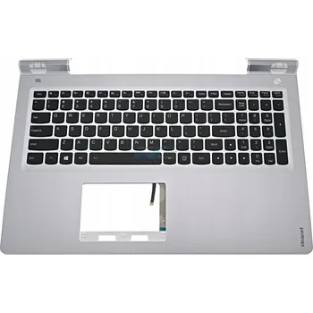 Šasi notebooku Palmrest + Klávesnice Lenovo 700-15ISK / Sil LED