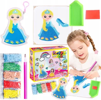 Diamantové malování Diamantové vyšívání malování diamanty mozaika 5D Vyšívání pro děti zábava