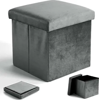 Taburet Čalouněná Taburet eHokery šedá