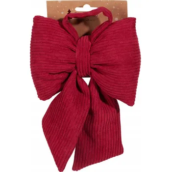 Vánoční dekorace Vánoční ozdobná Mašle 20x14cm červená mašle na vánoční stromeček DÁREK