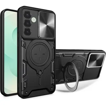 Pouzdro na mobilní telefon Kryt Samsung Galaxy S25 Techsuit CamGuard Pro - černý