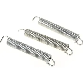 Příslušenství ke stanu Pružiny tremola Musiclily pro elektrickou kytaru Strat ST, nikl (sada 3 ks)