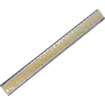 pravítka Hliníkové pravítko 30 cm / 12 palců - mix barev