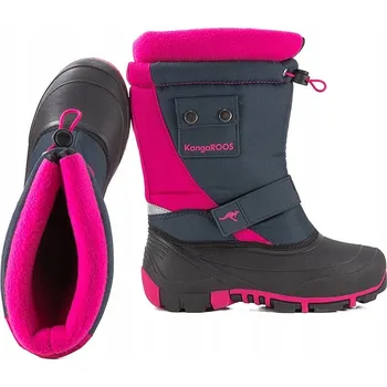 Dívčí sněhule SNĚHULE KANGAROOS KANGA-BEAN II NAVY/DAISY R.33