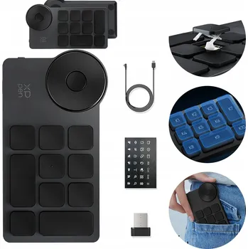 Klávesnice Nůžková klávesnice 10 TLAČÍTEK, BEZDRÁTOVÁ