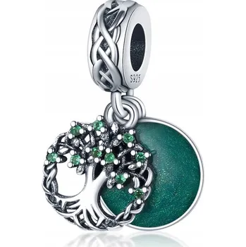 Přívěsek Charms Rodinný strom Strom štěstí života Stříbro 925