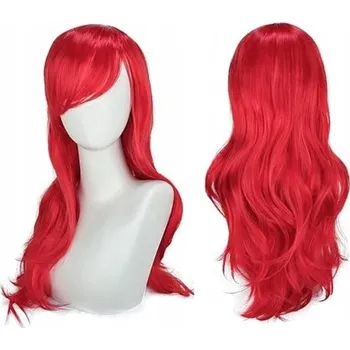 Karnevalová paruka PARUKA S OFINOU MAPOF BEAUTY ČERVENÉ VLASY COSPLAY PÁRTY 70 CM