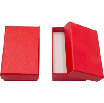 Dárková krabička Dárková krabička na šperky 8x5 cm ČERVENÁ