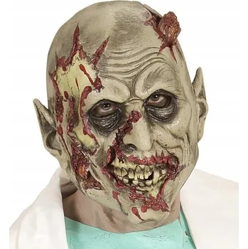 Karnevalová maska Maska "Zombie Vědec", latexová, Widmann