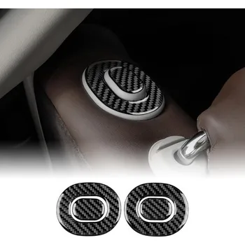 KUNGKIC Pro Fiat 500 2008-2023 Nálepka seřizovacího knoflíku pro nastavení zadních sedadel Potah