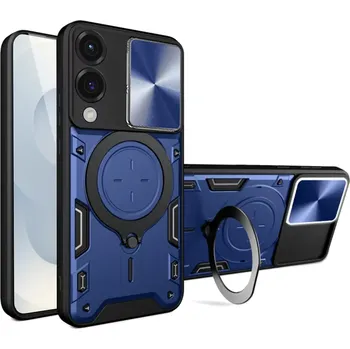 Pouzdro na mobilní telefon Kryt Samsung Galaxy S25 EDGE Techsuit CamGuard Pro - modrý